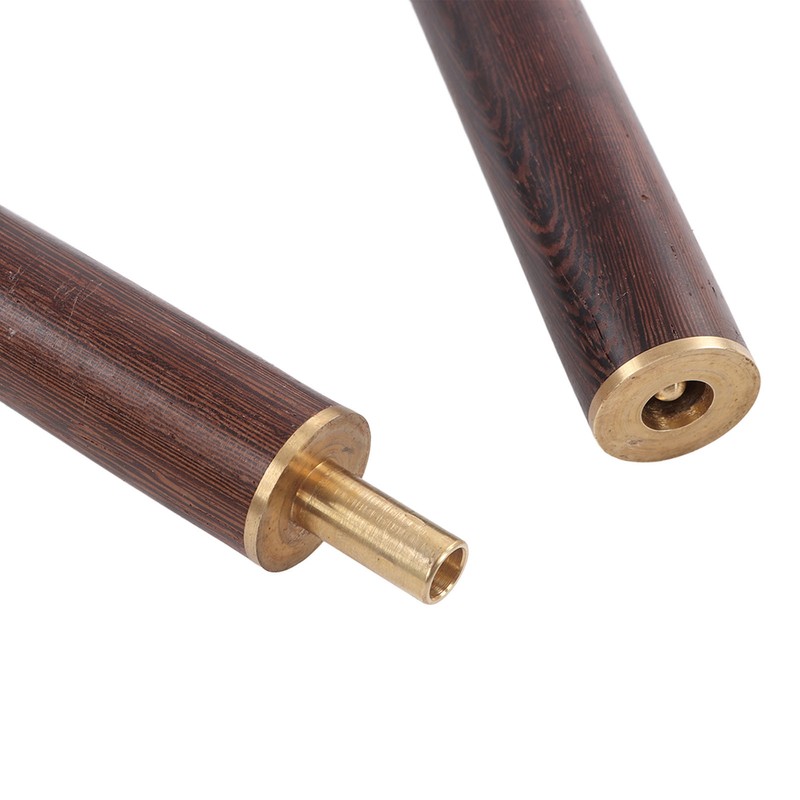 Elderly Wenge Walking Stick Elegant Ergonomic Detachable Round Grip Walking