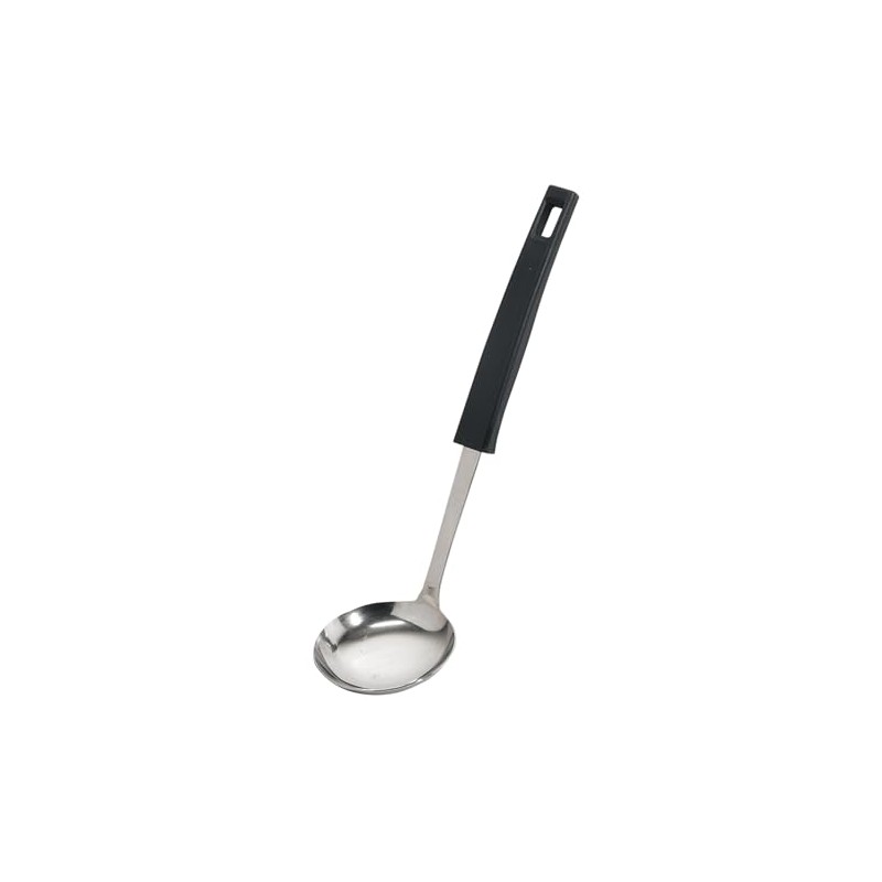 Pearl Metal G-5216 Ladle, Bean Ladle, Black, Simple Youth Fit