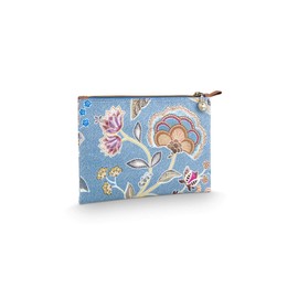 Pip Studio Charly Flat Necessaire Medium Matata Blue, blue