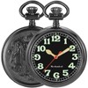 Pocket Watch Alloy Hand Wind Mechanical Pocket Watches Men Arabic