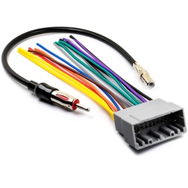 yddmyo Radio Stereo Wiring Harness and Antenna Adapter Cable Compatible with 2002-2007 Dodge Ram, 2003-2007 Jeep, 2000-2007 Chrysler
