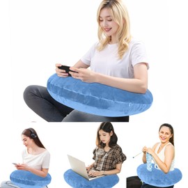 Reading Gaming Pillow, U-Shaped Arm Support Pillow for Working, Playing or Crocheting, Gaming Cushion, Reading Cushion, Extra Arm Rest for Sitting in Bed Sofa Adult Kids
