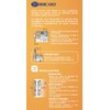 BRICARD 2621 64 mm NF 1/2 Reversible Dead Bolt Lock 50 Head Stainless Steel