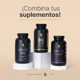 Dim 300mg Con Vitamina C Y Brócoli 240caps Dim Blend. B Life Sin Sabor