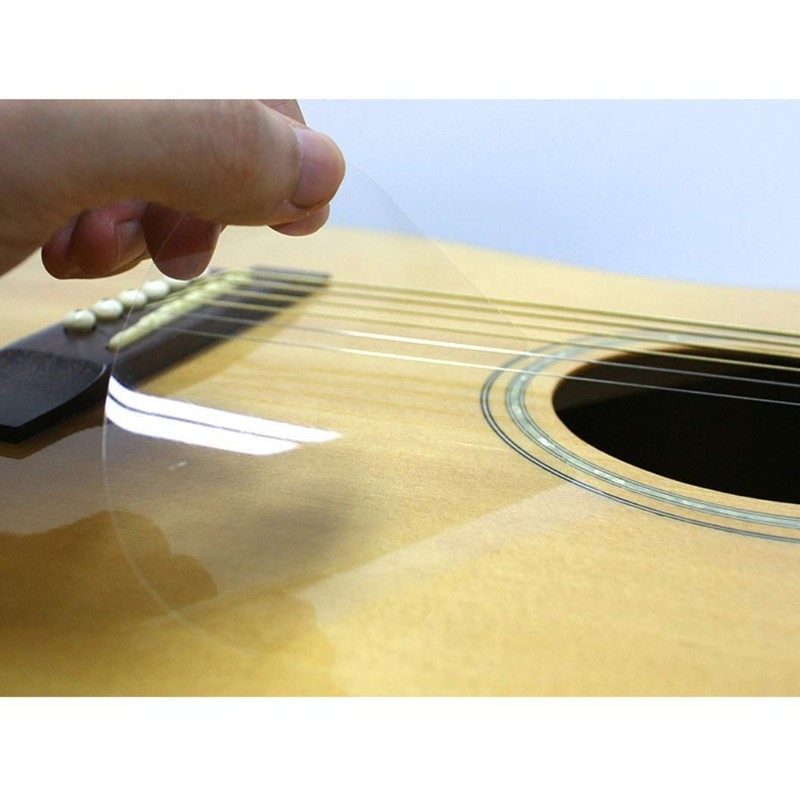Healing shield Premium Acoustic Guitar Pickguard Pick Guard, Clear Glossy,