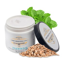 The Shaving Co Crema para Afeitar Menta Cedro (Tradiotional). Menta Cedro Shaving Cream. 130 gr. Para el ritual del afeitado disfruta de esta exquisit