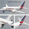SimplyAir 1/400 American Airplane Model Kits Plastic for Collection and...