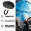 Magnetic AirTag Case, Waterproof TPU Protective Holder with Adhesive Metal