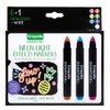 Crayola Signature Neon Markers, Light Effects, 6 Count, Gift for
