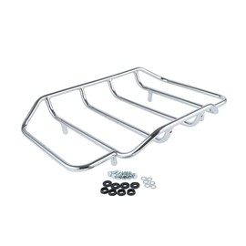 TCT-MOTORPARTS Tour Pack Pak Luggage Rack Fit for Harley Road King Chopped Razor Road Glide 1984-2024 Chrome 2019 2018 2017 2016 2015