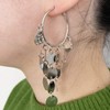 choice of all Bohemian Gold Coin Drop Earrings - Big