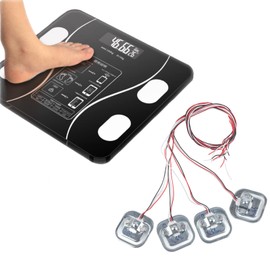 Fafeicy HX711 Module + 4 Pieces Personal 50 kg Half Bridge Strain Gauge Weight Sensor Set, Equipped with Three Operating Modes and Two Analogue Channel Inputs, 34 x 34 mm Sensor Size