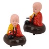 Little Monk Figurine USB Charging 6 Songs Music LED Nodding