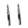 FOMIYES 3sets Quality Eyebrow Tweezer Trimmer Dual-use Makeup Tool Anti-slip