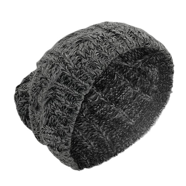 i-Smalls Men's Slouch Winter Beanie Hat Lined Cable Knit Stretchy