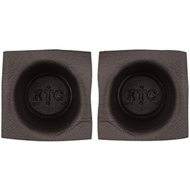 Install Bay Speaker Baffle 6 1/2 Inch Round Large Frame Pair- VXT60, Black
