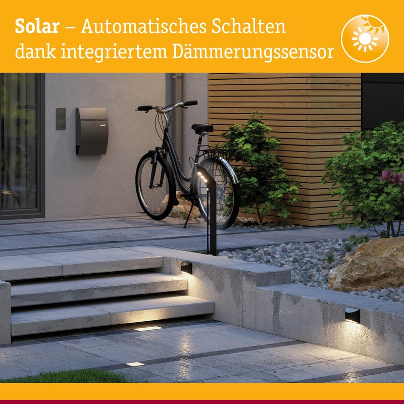 Paulmann 94233 Solar Path Light LED Outdoor Light Including 1