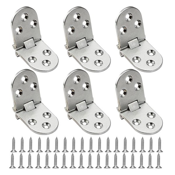 Hinges Foldable Pack of 6 Door Hinges Furniture Hinge for