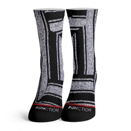 Function - Black Baja Pattern Fashion Socks Mexican Hispanic Hippie Hemp Stripes Crochet Knit Surf Ombre Drug Rug Blanket Poncho