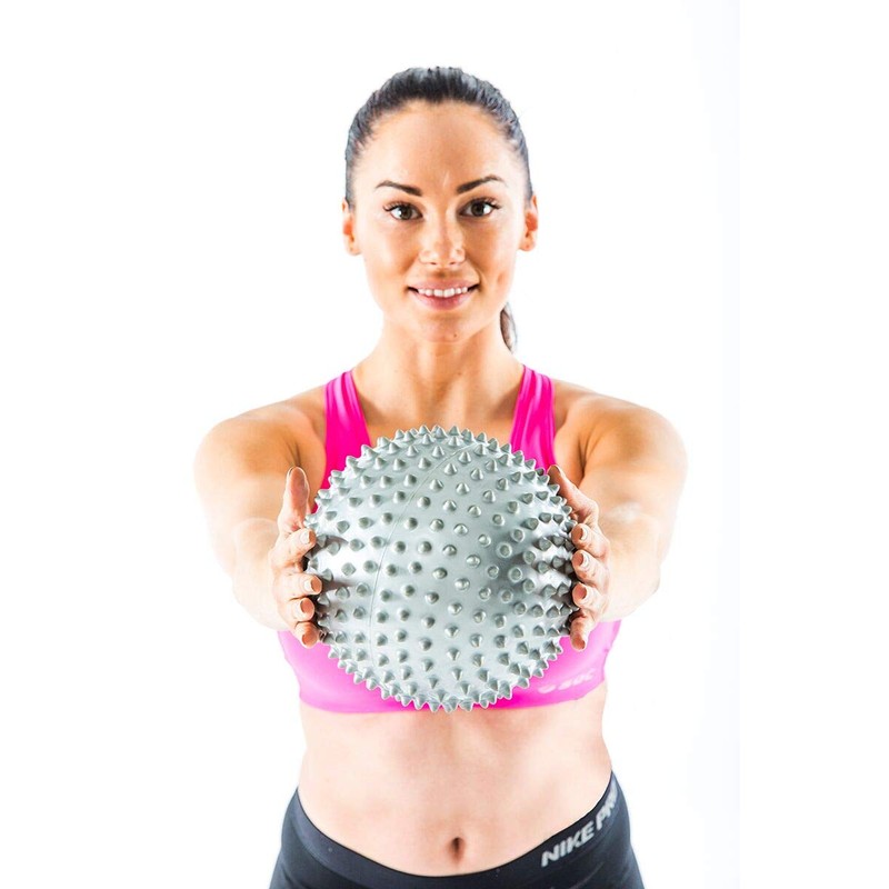 Gymstick Unisex Adult Pilates Rolling Ball - Multi-Colour, 20 cm