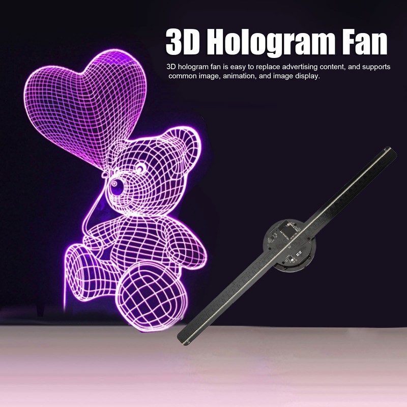 Z1S 42cm 3D Holographic Projection Advertising Machine Naked Eye 3D