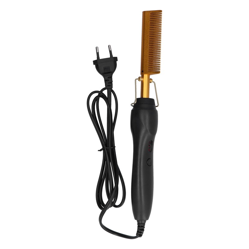 Multifunctional Hair Comb Wet and Dry Hot Heating Curling Straightening
