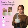 Glamorous Gem 360° Rotating Makeup Brush Holder with Lid |