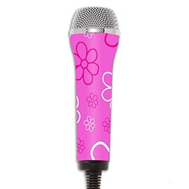 MightySkins Protective Vinyl Skin Decal Compatible with Redoctane Rock Band Microphone Case wrap Cover Sticker Skins Flower Power