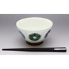 Hasami kurawa? Bowl Large Flower Blue 505545