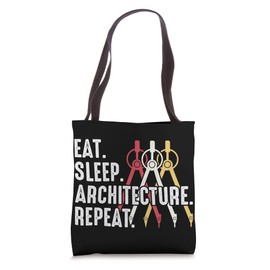 Architect Graphic | Architecture Students Vintage Retro Tote Bag