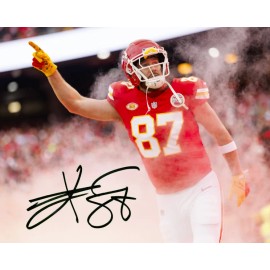 Travis Kelce Auto 8x10 Signed Kansas City Chiefs Reprint Photo Entrance