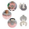Shoulder Neck U-type M-type Hand warmer Cold protection Winter water bag Insulation Abdomen Rubber hot water bottle Shoulder U-shaped gray