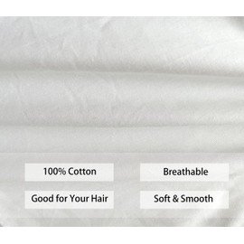 CT COTIM COYIN Soft 100% Cotton Zipper Pillowcases, Cozy and Lightweight Pillow Cover, Easy Care Pillow Case Protector, Set of 2, White, Queen, 20" x 30"