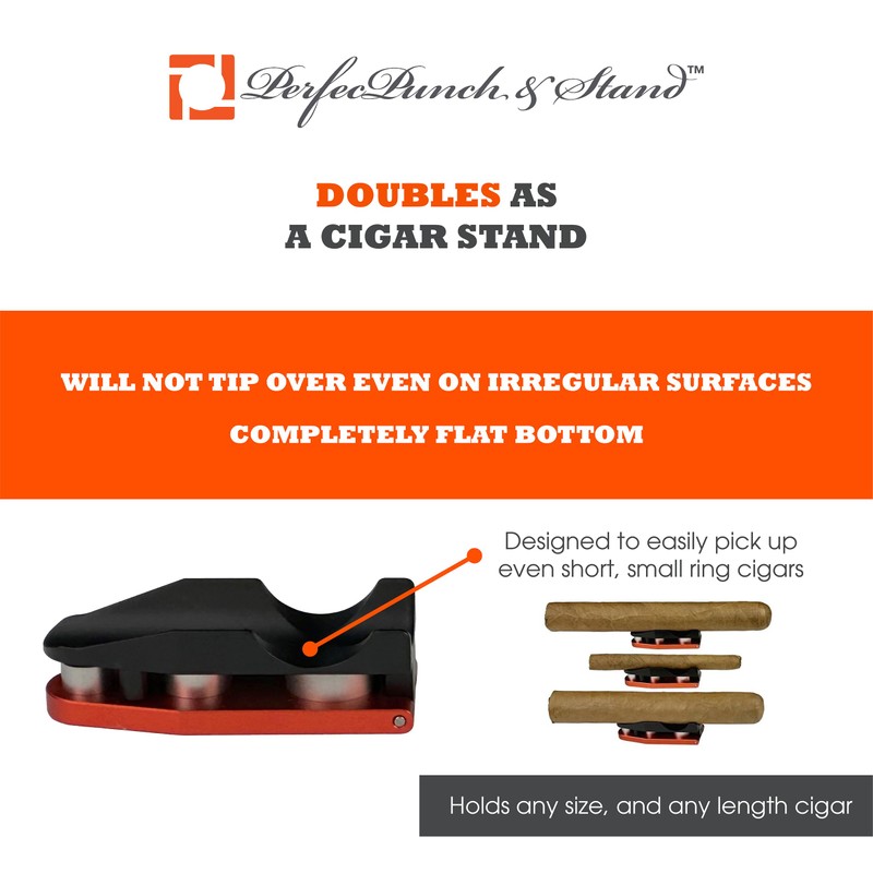 Perfec - PerfecPunch & Stand - Triple-Punch Cigar Cutter and