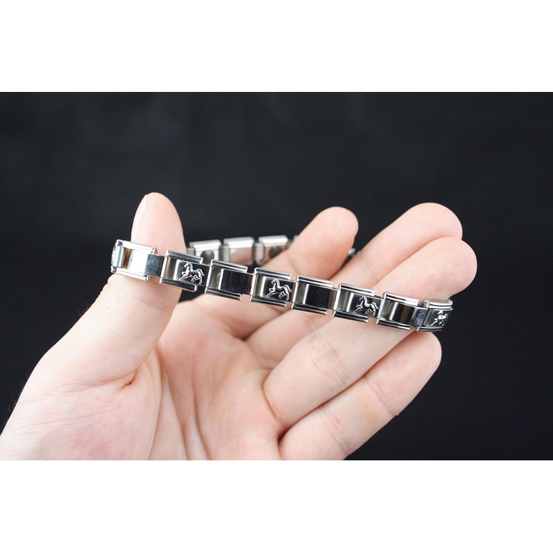 I.S. M Germanic Nine Horse Bracelet, L Size (20 cm)