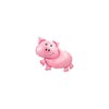 Anagram International Pig Shape Pack, 25", Pink
