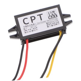 LABRIMP 5pcs Converter Module High Efficiency Voltage Regulator for Car Alarms Audio Navigation More Durable Easy Installation with Bracket