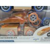 Automoblox Ultimate Series Chaser Racer 2-in-1 Police Cruiser Racecar Solid