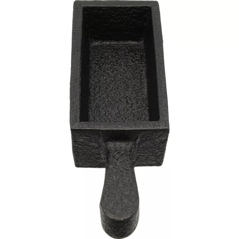 FindingKing 4 100 oz Cast Iron Bar Ingot Molds W/