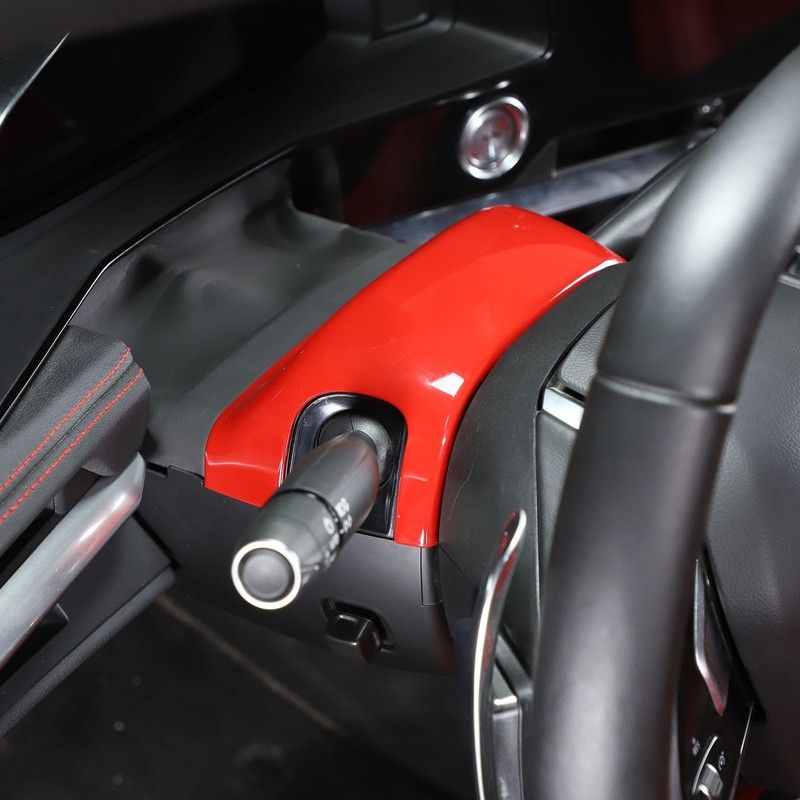 Steering Wheel Base Upper Decor Trim Cover for Corvette C8