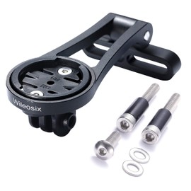 Bike Stem Mount,Out Front Bicycle Computer Combo Mount for Garmin Edge Gopro 130 200 500 510 520 800 810 820 1000 1030 Touring,4color-Gray