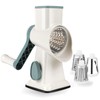 Dreamhigh Cheese Grater with Crank, Vegetable Cutter, 3 Stainless Steel