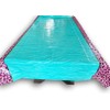 Craft Supply Pink Leopard Tablecover- Teal Animal Print Table Cover