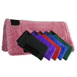 Showman Pony 24" x 24" Kodel Fleece Princess Saddle Pad (Hunter Green)