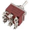Heschen Metal Toggle Switch, KN3C-303, 3PDT, Maintained, ON/OFF/ON 3 Position,