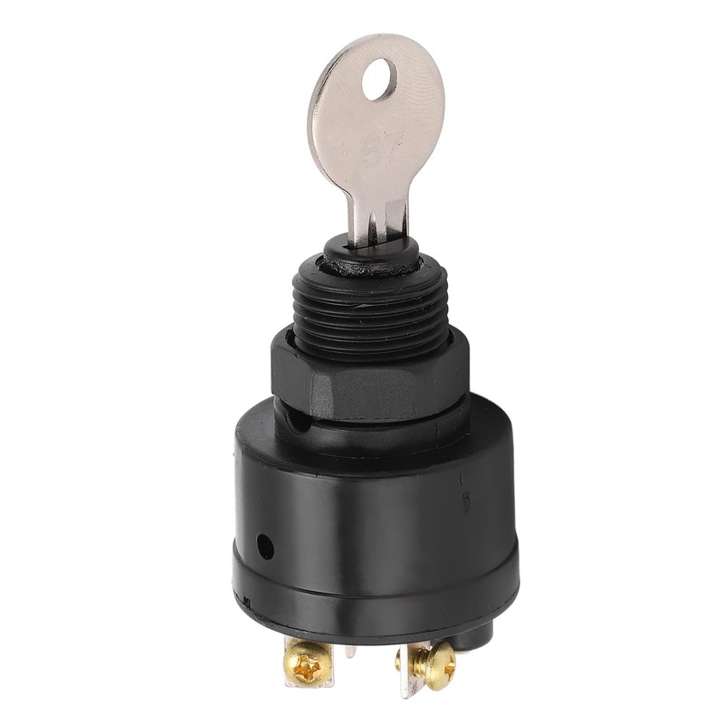 Ausla Marine Ignition Switch, Universal Engine Start Switch, 6 Screws,