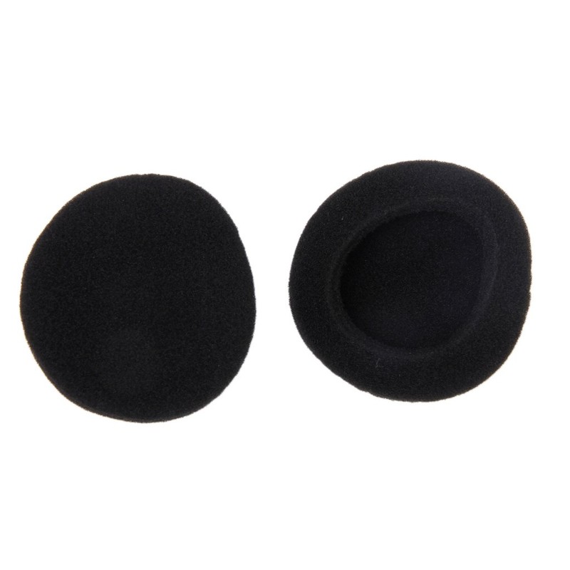 4 Pairs 55mm Foam Ear Pads for Headphones - Black
