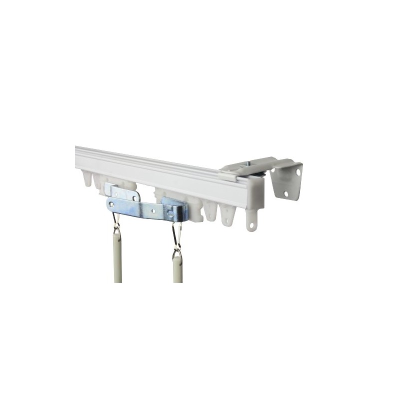 A&F Rod Decor New White Curtain Track Kit 48 inch