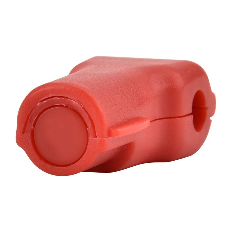 100pcs Peg Hook Locks Stop Lock, Plastic Red Security Lock,