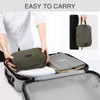 Men's Travel Toiletry Organizer Bag Canvas Shaving Dopp Kit TSA